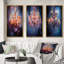 Lustre tourbillon étreinte - ensemble de 3 pièces d'art glam-299243166-299243136