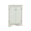 Armoire de rangement triangulaire grise avec tablettes réglables, armoire de plancher autoportante pour la cuisine domestique