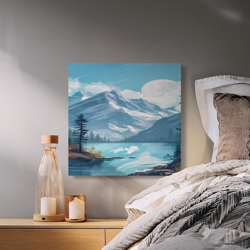 1 Piece Wrapped Canvas Wall Art Set, 15.24 cm H x 15.24 cm W