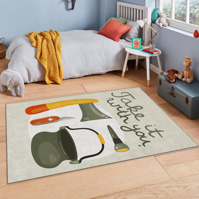 Luxurious Area Rug (2.6 x 4.6 Feet), 100% Polyester, 740 g/m² | Soft Velvet Fabric, Non-Slip Felt Dot Underside, Laminated Sponge for Comfort | Antibacterial, Machine Washable at 30°C | Elegant Home Décor
