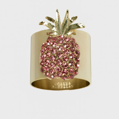 Pineapple Napkin Rings, Pink