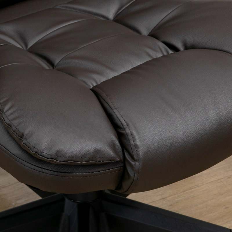 Fauteuil de massage Cranston, Similicuir brun