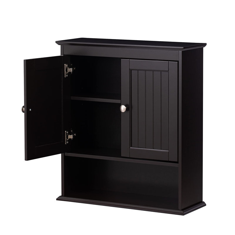 Armoire murale en bois Fulgham, Espresso