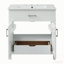 Ensemble de meuble-lavabo simple 29,9 po avec dessus en céramique Lilbert-972041128