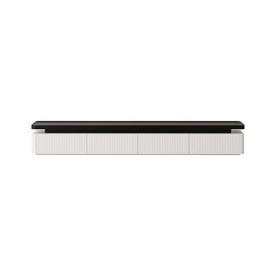 Black + White Manufactured Wood TVStands