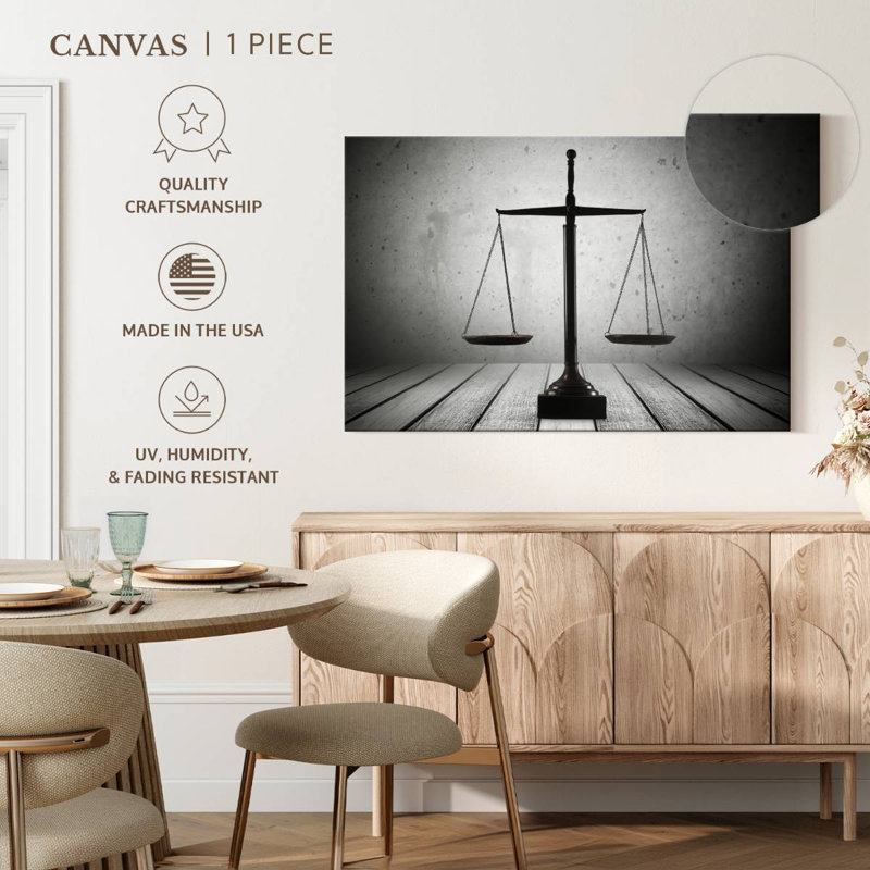 Balanced Scale Of Justice, 32" H x 48" W