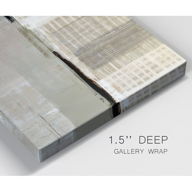 Painter's Composition Study I - Multi Piece Framed Canvas, 48" H x 96" W x 2" D
