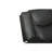 Global United Transitional Leather-Air Reclining Loveseat