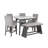 Jasmine Grey Bar Bench