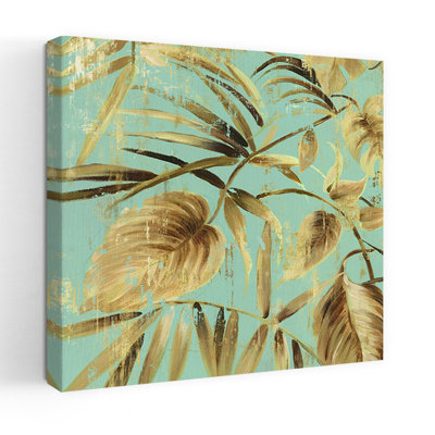 Palmiers II, art abstrait naturel, naturel et tropical