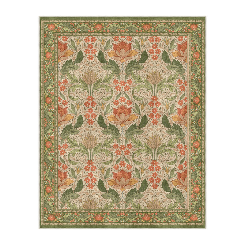Non-Skid Machine Washable Area Rug, Rectangle 5' x 7'
