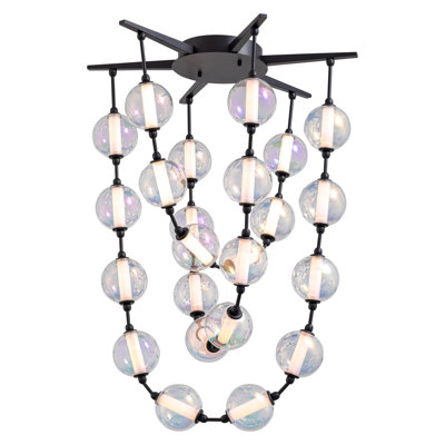 Luminaire suspendu 28 po Golden Mat