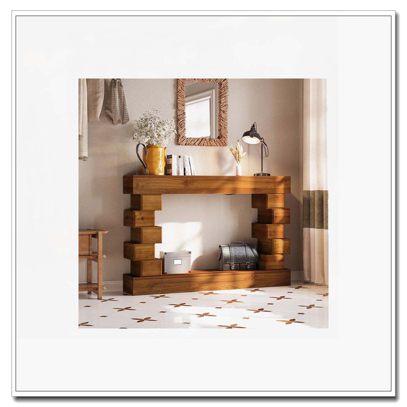 Wood Console Table