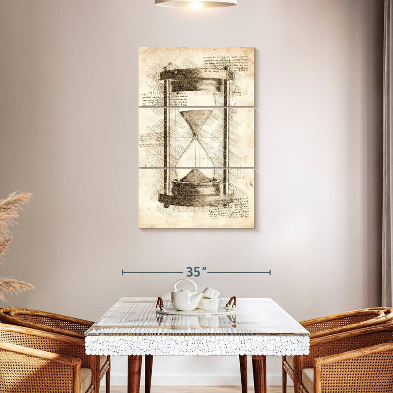 Laelle Old Hourglass, 45" H x 28" W