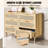 Commode 6 tiroirs en rotin, commode Boho, commode en rotin avec rangement spacieux, commode en rotin-106667689