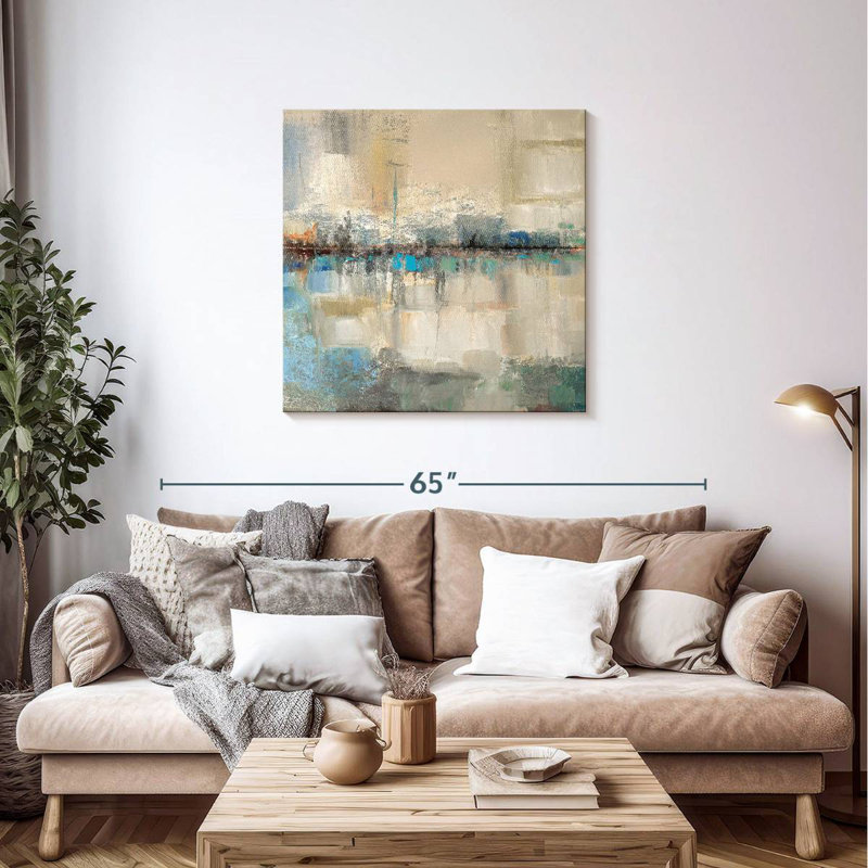 Shoreline Reflection II, 36" H x 36" W