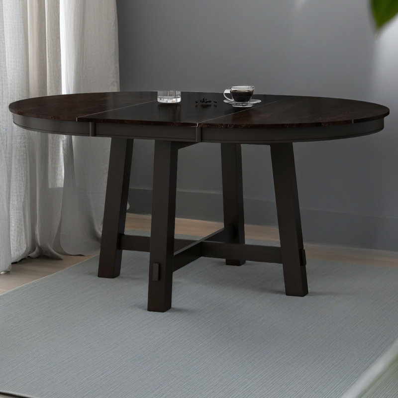 Table de salle à manger extensible Farmhouse, Espresso