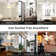 Socket Fan Light Ceiling Fans With Lights And Remote, Dimmable Led Ceiling Fan With Lights, 3 Colors 3000k-6500k