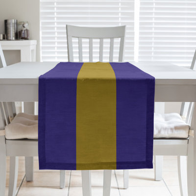 Cleveland Football Stripes Table Runner