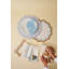 Colorblock Embroidered Linen Placemats-308413292