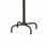 Sleek Black Metal Coat Rack With Three Tiers Of Hooks For Modern Entryways And Mudrooms, Combining Style And Functionality.