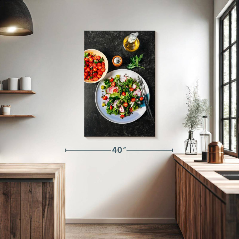 Yarlin Vegan Salad, 39" H x 26" W