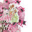 Couronne en maille 18 po Paradise Flamingo