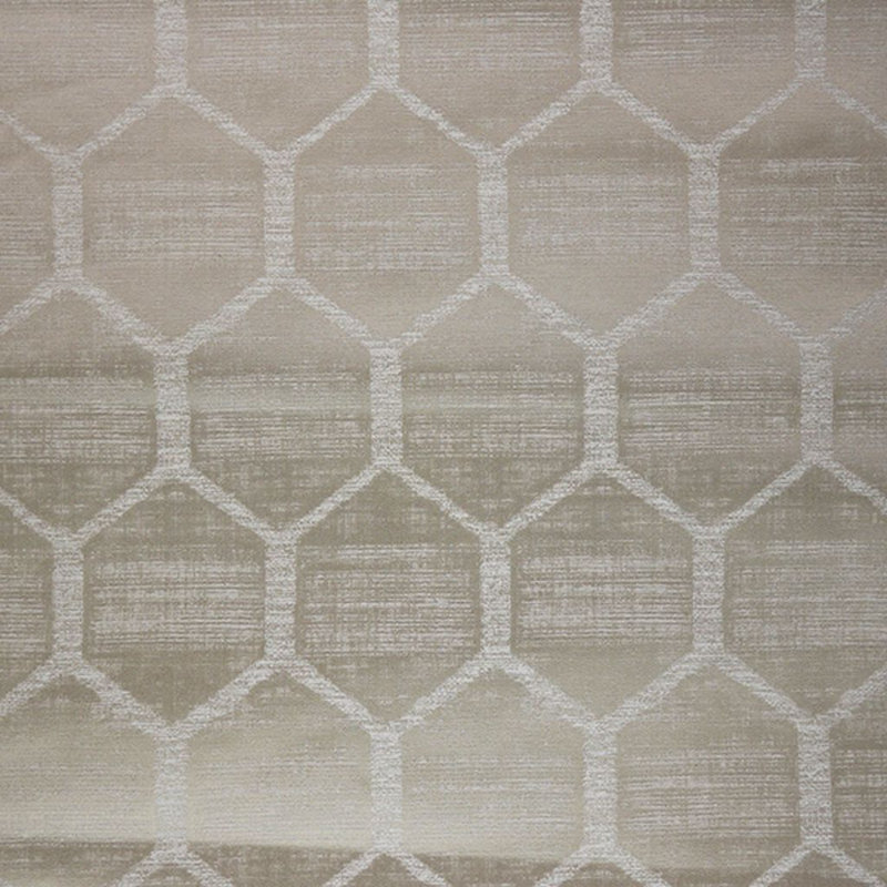 Tissu hexagonal Wesco Gentry, Neutre