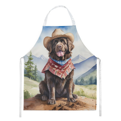 Tablier de bienvenue du Terre-Neuve Cowboy
