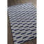 Tapis bleu marine et crème en laine touffeté à la main Preston Authentic-19940413