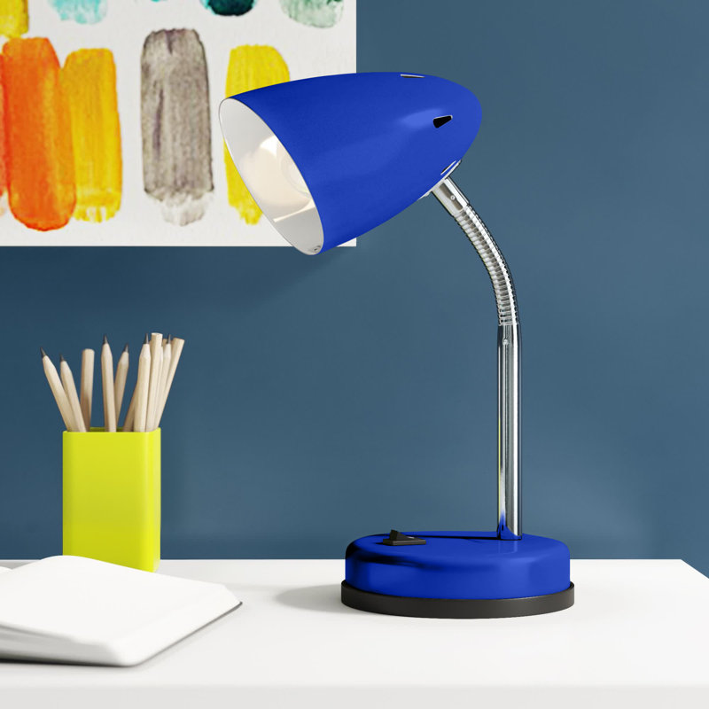 Strother Metal Desk Lamp, Dark Blue