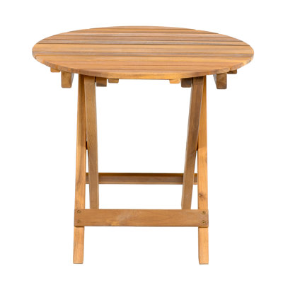 Table d'appoint en bois avec finition, sans assemblage, pliable, s'adapte aux extrémités