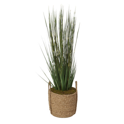 48 " H Faux Foliage and Onion Grass Plant