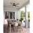 54" Key Biscayne 5 - Blade Outdoor Standard Ceiling Fan with Pull Chain and Light Kit Included-56005342