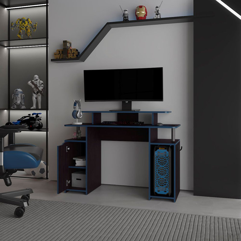 Bureau de jeu, bureau, noir
