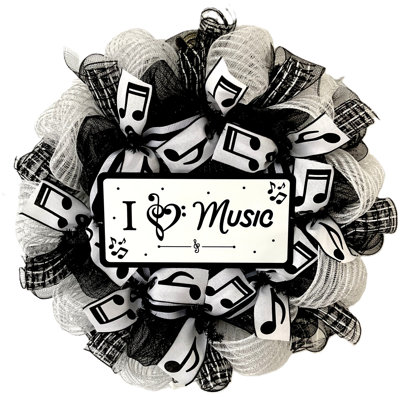 Music Wreath I Love Music