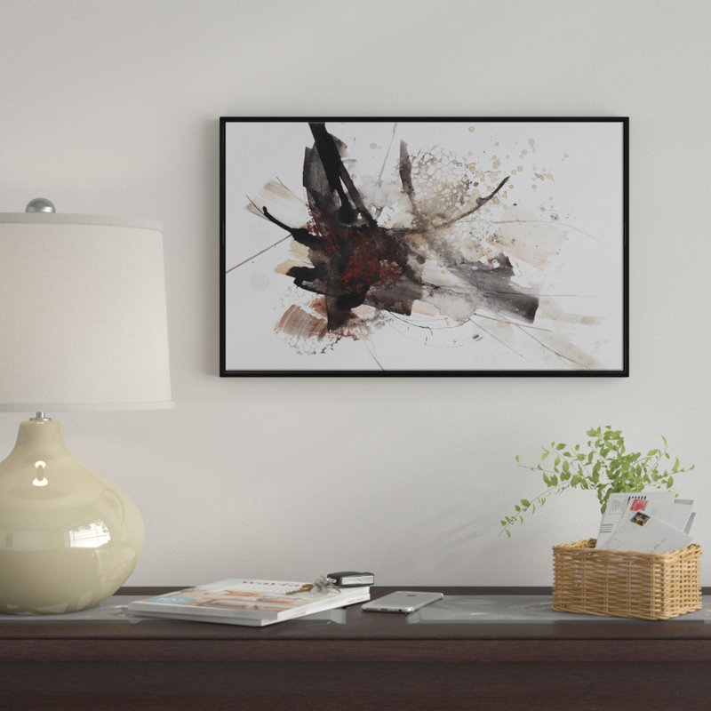 «Istic Splash», reproduction de peinture à l'huile sur toile tendue, H 12 po x l 20 po x P 1 po
