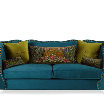 Santiago Velvet Pillow Cover & Insert