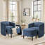 Fauteuil demi-tonneau avec pouf avec rangement Lane (ensemble de 2)-767963554