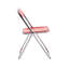 Chaise pliante transparente en plastique-1815183533