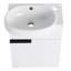 Meuble-lavabo à fermeture en douceur avec lavabo, 16 po pour petite salle de bain-1126268006