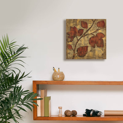 Toile épique Graffiti «Bold Branches 1» par Silvia Vassileva, 12 po x 12 po