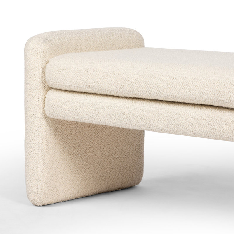 Serena Accent Bench, Ivory