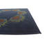Tapis carré bleu marine Parris