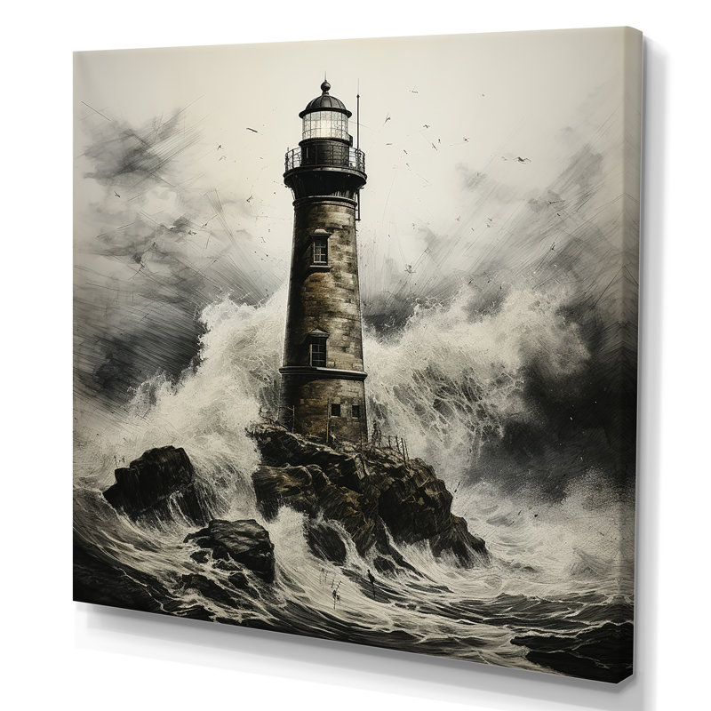 Phare Moody Scenery II, Toile tendue, H 30 po x l 30 po x P 1 po
