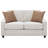 Juwann  Upholstered Sloped Arm Loveseat Beige