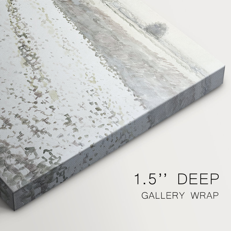 Paysage, série CDXXX III, toile tendue avec châssis, prête à être accrochée, H 21 po x l 41 po, Doré