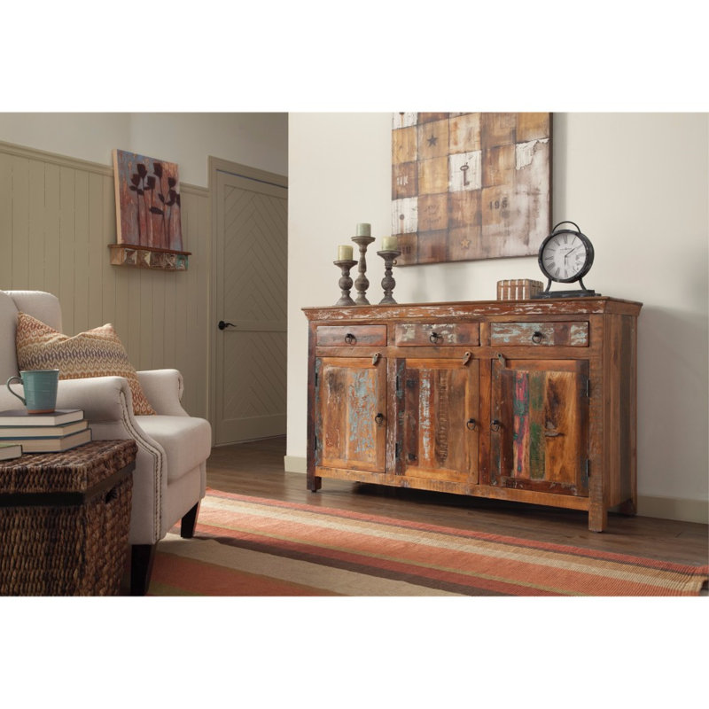 Guistino Solid Wood Accent Cabinet