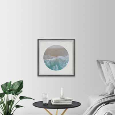 Circle Beach - Single Picture Frame Print