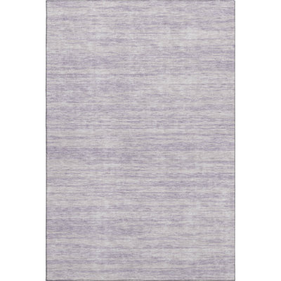 Premium Machine Washable Prisco Lavender Rug